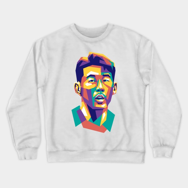 son heung min wpap Crewneck Sweatshirt by ACH PAINT